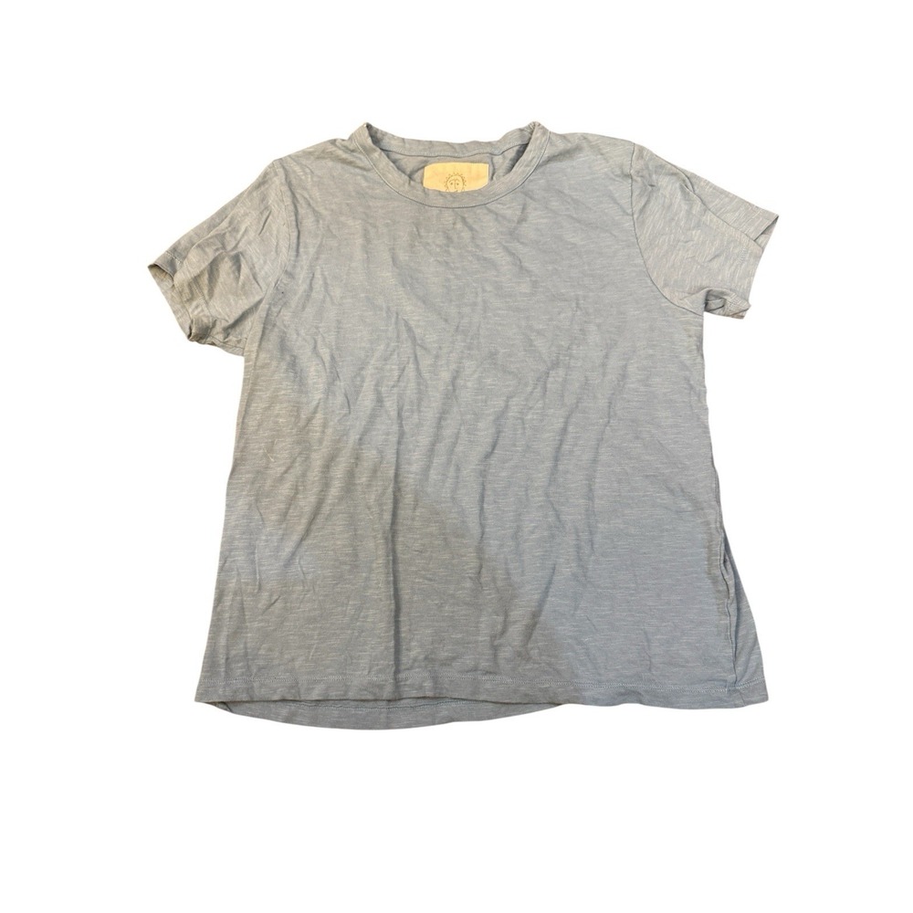 Print Fresh Blue Pajama Top T Shirt Size‎ Medium Cozy Comfy